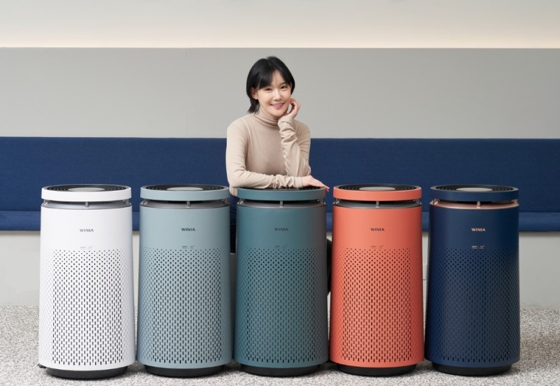 위니아 퓨어플렉스 공기청정기 컬러 신제품. 사진=위니아딤채