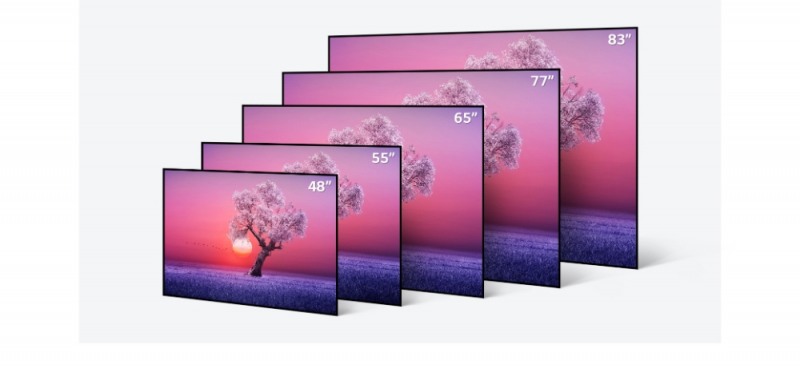CES 최고 TV에 선정된 LG 올레드 TV(모델명: C1) 라인업. 사진=LG전자