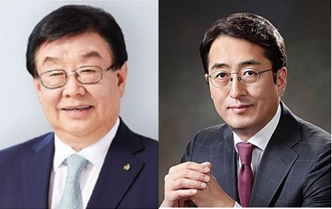 김정남 DB손해보험 부회장(왼쪽), 김용범 메리츠화재 부회장./사진=각 사