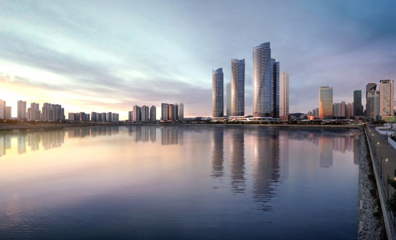 더샵 송도아크베이 메인투시도 / 사진=포스코건설