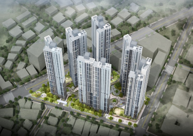 한국토지신탁이 시행하는 대전 유천동 가로주택정비사업 조감도. / 사진제공 = 한국토지신탁