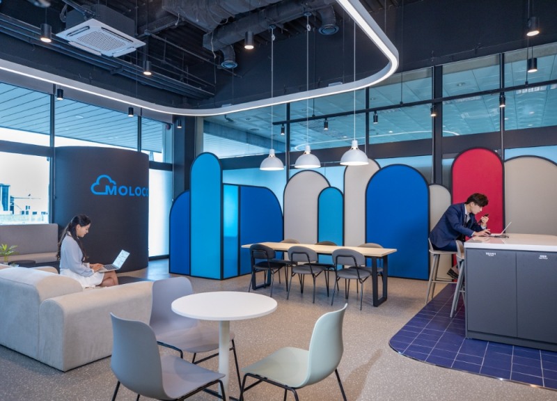 스파크플러스 '토탈 오피스솔루션'으로 구축된 몰로코 사옥 / 사진=스파크플러스