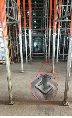 ▲ 롯데건설 ‘시스템 서포트 모니터링’ 기술 예시.