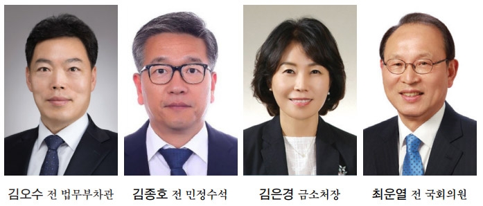 차기 금감원장 후보 거명되는 김오수·김종호·김은경 누구?