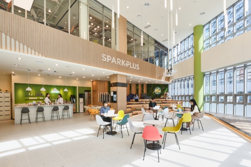 스파크플러스 선릉3호점 라운지 전경 / 사진=스파크플러스