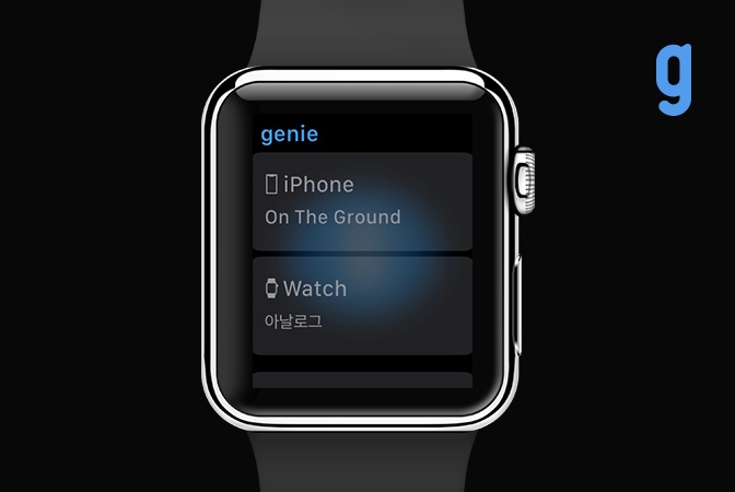 애플워치에 지니뮤직 단독 재생 모드가 탑재된다. 이미지=지니뮤직