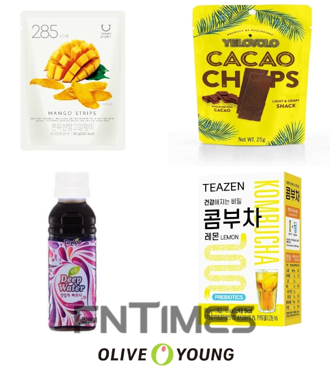 MZ세대에게 인기 있는 올리브영 건강 간식/사진제공=CJ올리브영
