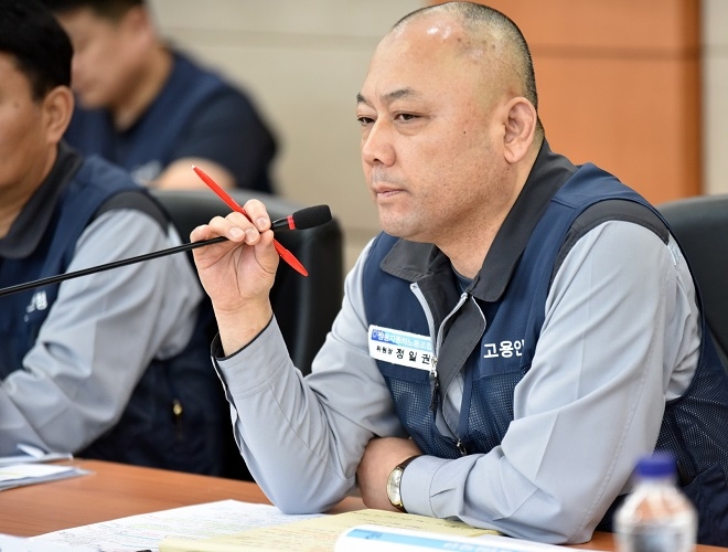 정일권 쌍용차 노조위원장.