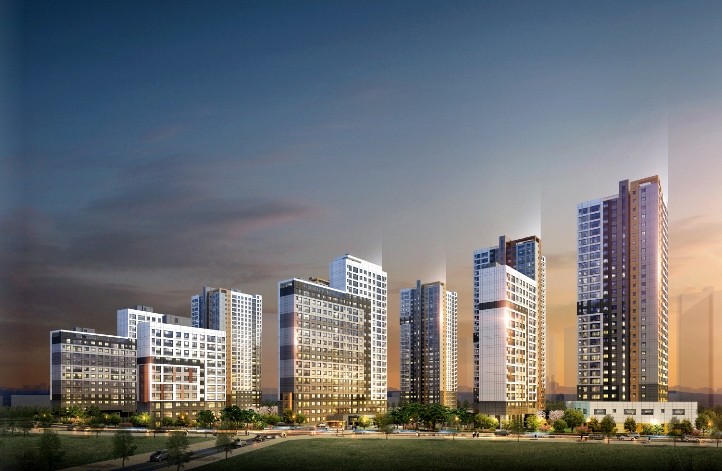 동탄 호수공원 리슈빌 투시도