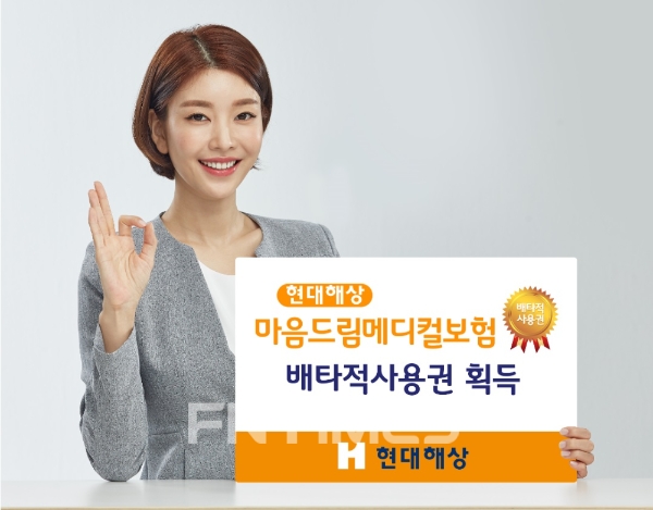 현대해상이 23일 '마음드림메디컬보험' 배타적사용권을 획득했다./사진= 현대해상