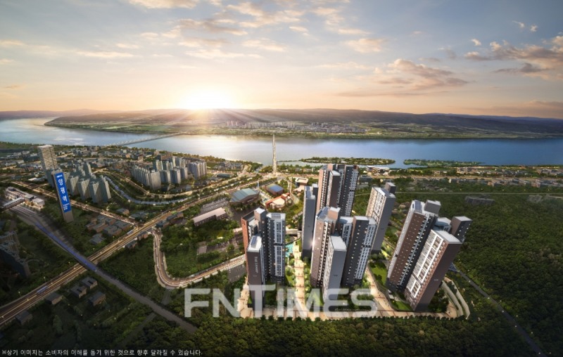 ‘더샵 양평리버포레’ 광역 조감도 / 사진제공=포스코건설