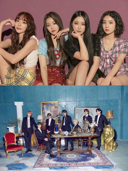 브레이브걸스(위)와 드리핀(아래). 사진=엔씨소프트