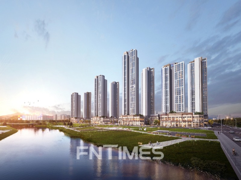 ‘고덕 유보라 더크레스트’복합단지 조감도 / 사진제공=반도건설