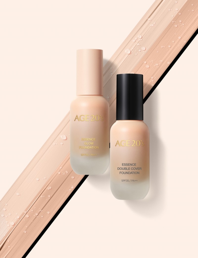 애경산업의 에이지투웨니스(AGE 20's)가 '에센스 파운데이션' 2종을 출시했다고 24일 밝혔다./사진제공=애경산업