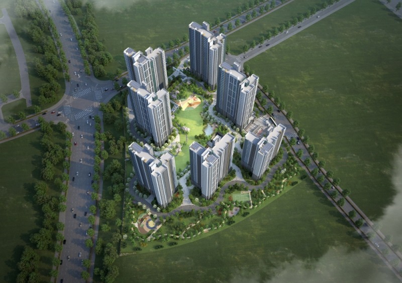 운정신도시 파크 푸르지오 단지내상가 조감도