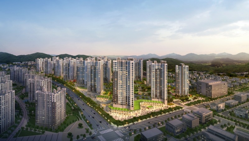 오송역 파라곤 센트럴시티 조감도