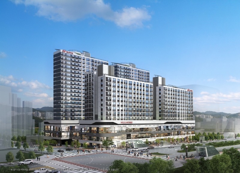 ‘힐스테이트 광교중앙역 퍼스트’ 투시도. / 사진=현대건설