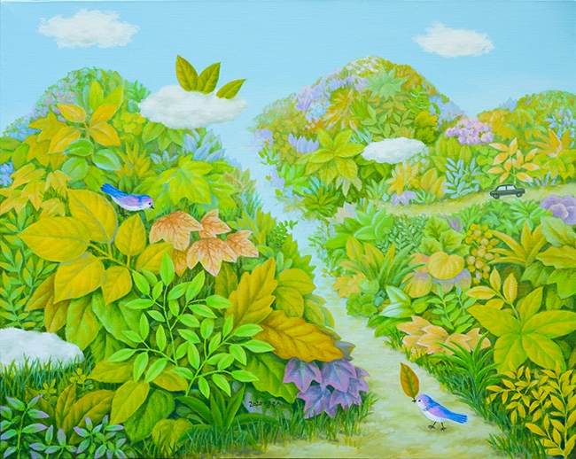 양태숙作. 길. 72.7x90.9cm. oil on canvas. 2020