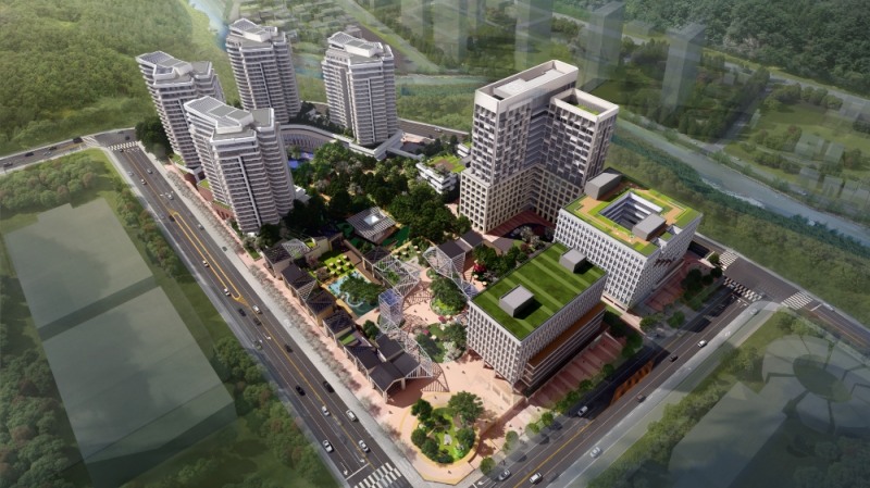 ‘오시리아 메디타운’ 조감도. / 사진=한화건설