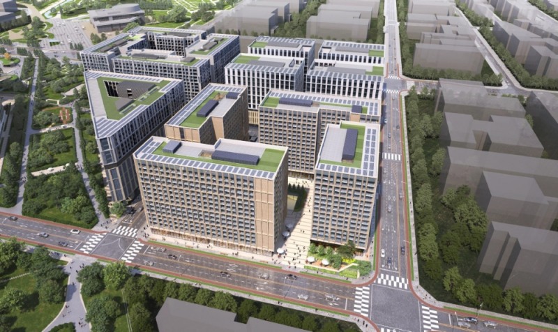 서울 마곡 MICE 복합단지 모형도 / 사진제공= 하이투자증권(2021.06.17)