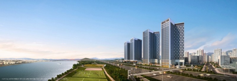 ‘THE GL(더 지엘)’ 투시도. / 사진=현대건설