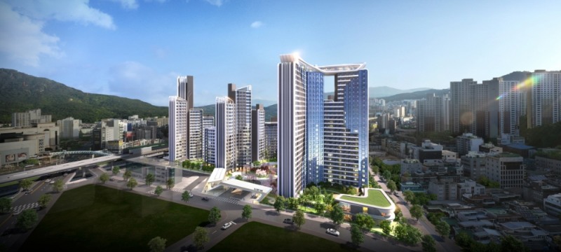 부산 동래구 명륜2 재건축 사업 조감도. / 사진=삼성물산