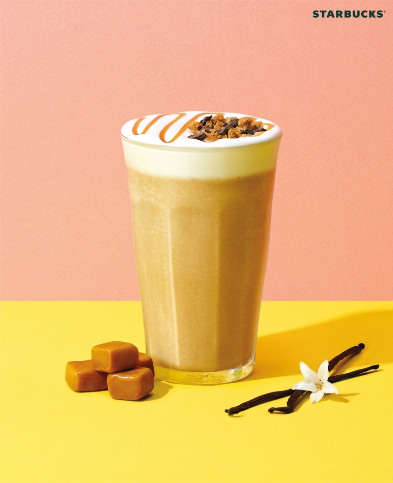스타벅스 시즌 음료인 ‘바밀카쿠 프라푸치노’/사진제공=스타벅스커피코리아