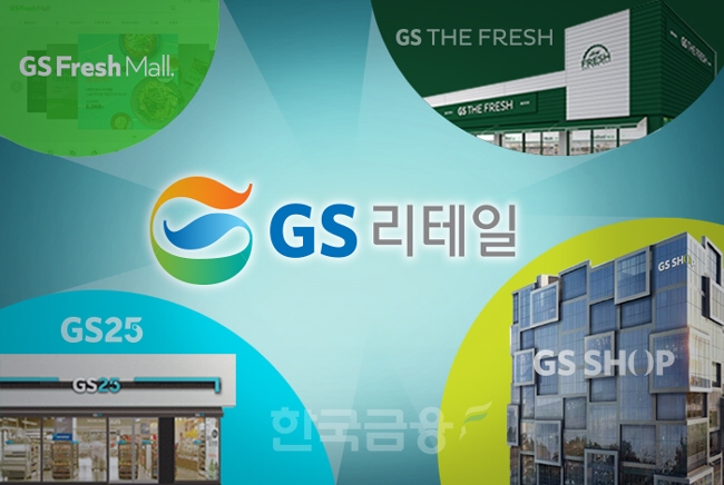 GS리테일은 GS25, GS SHOP, GS더프레시, GS프레시몰을 가지고 있다./사진제공=본사가공