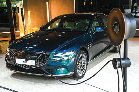 ▲ 제네시스 G80 전기차.