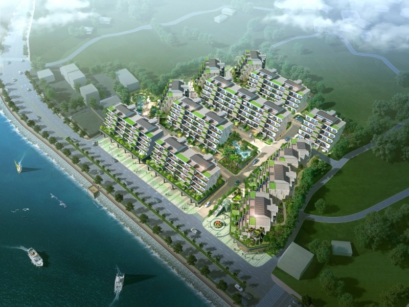 여수 소호동 테라스하우스 조감도 / 사진=금호건설