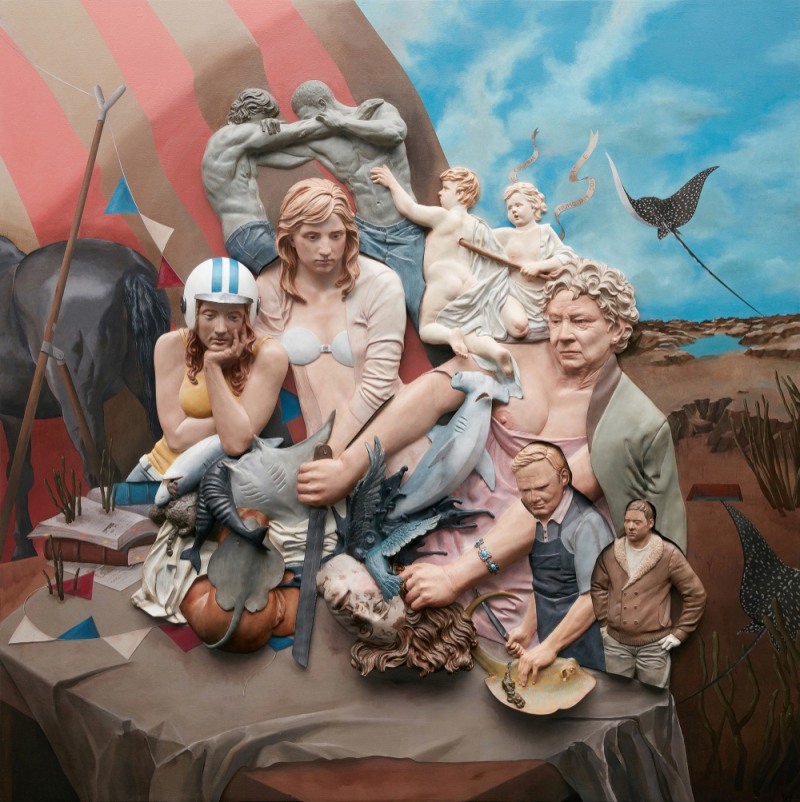 신건우 작가의 대상 수상작 '까마귀의 시련' / 사진=호반건설