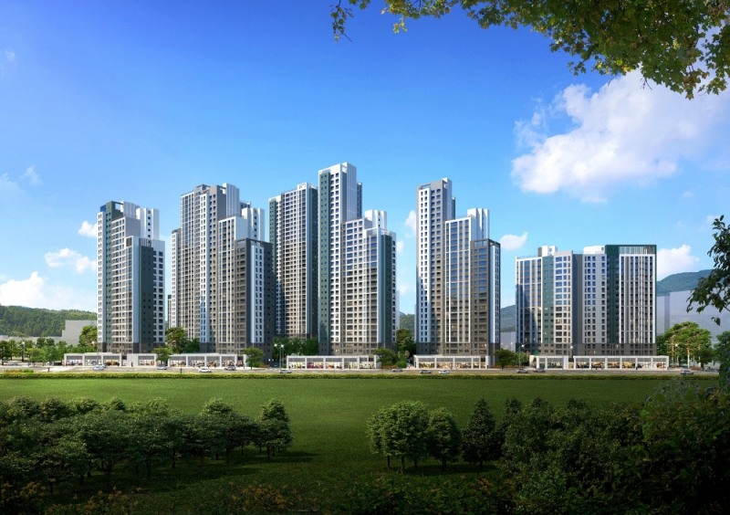 ‘교대역 푸르지오 트레힐즈’ 투시도. / 사진=대우건설