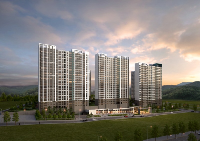 구미 푸르지오 센트럴파크 석경투시도