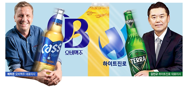 [식음료 라이벌전 ③ 맥주] 배하준 vs 김인규, 카스·테라 계속되는 선두 경쟁