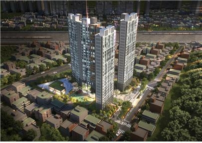 인천 십정동 단독주택단지 가로주택정비사업 조감도. / 사진=우리자산신탁