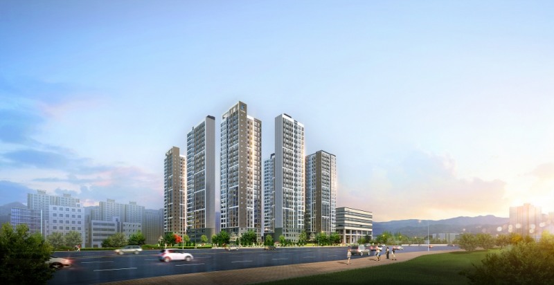 오창 반도유보라 퍼스티지 투시도