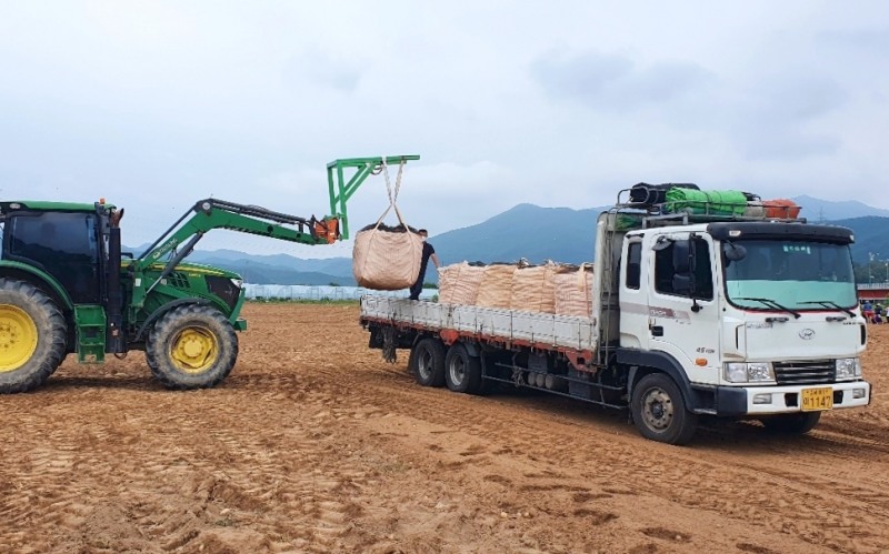 청년수미 감자농가. / 사진제공 = 농심