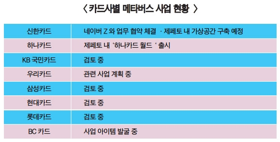 “카드사는 지금 메타버스로 세대교체 중”