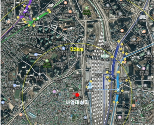 서울시 용산구 서계동 일원 지역전략산업 지원주택 사업 후보지 / 자료=국토교통부