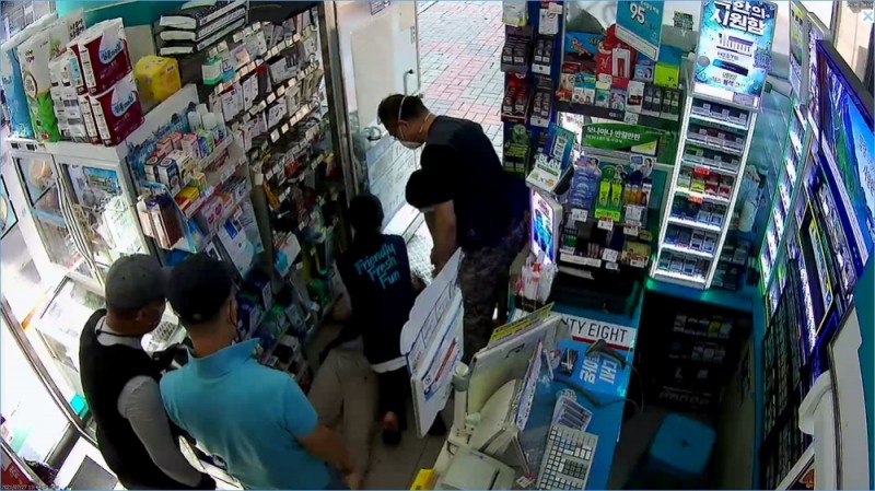 GS25 편의점 근무자가 생명을 살렸다./사진제공=GS리테일