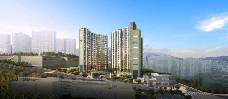 ‘양산 코아루 에듀포레’ 투시도. / 사진=한국토지신탁