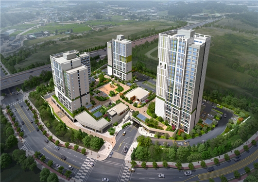 오산세교2 A-15블록 국민임대주택 조감도. / 사진=LH