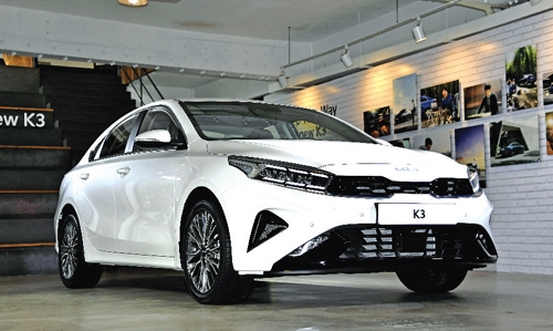 ▲ 기아 준중형세단 K3.