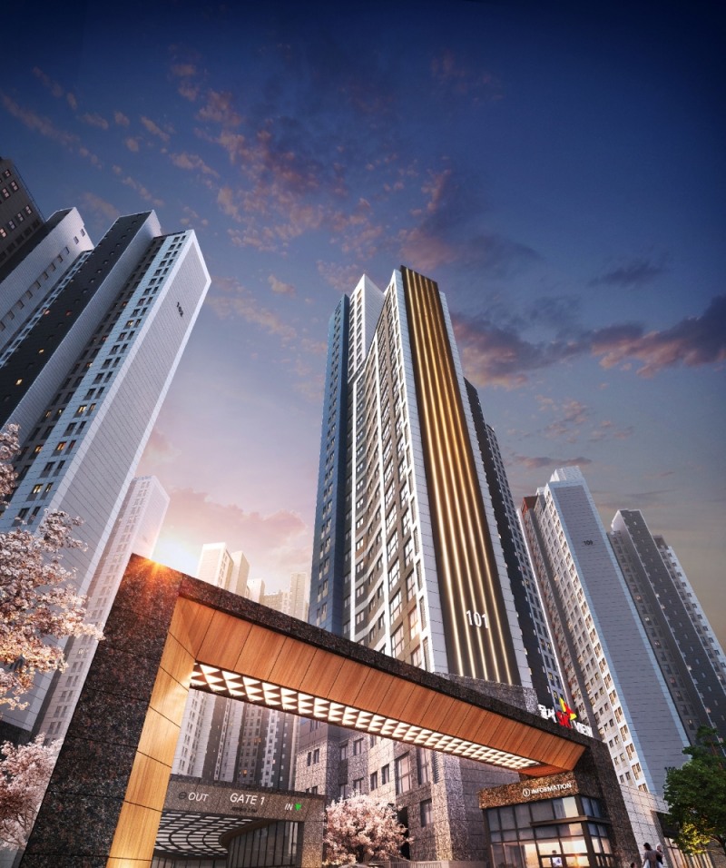 달서SK뷰 정문 투시도 / 사진제공=SK에코플랜트