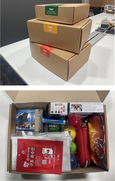 재난·안전용품으로 구성된 25만원 상당 재난안전 키트. / 사진=SH공사