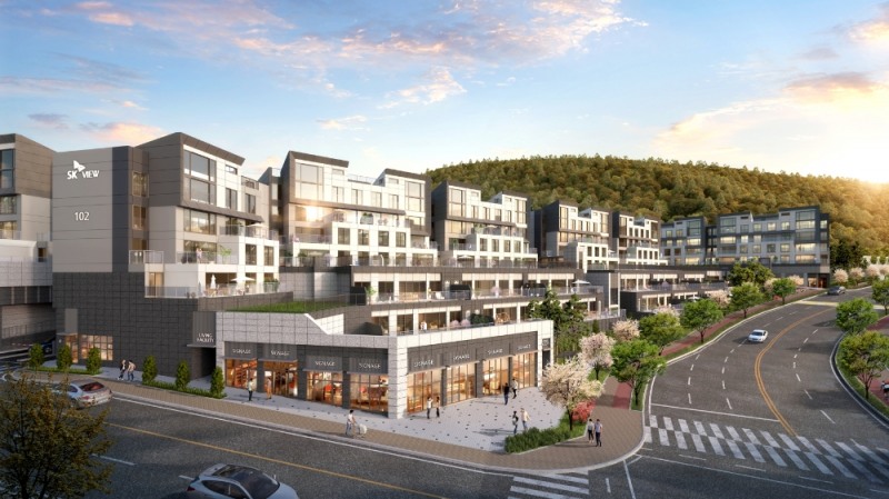 ‘판교 SK뷰 테라스’ 투시도. / 사진제공=SK에코플랜트