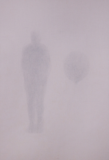 김세린, 톨스토이-불안1, 116.8✕80.3cm, 광목에 연필, 2021