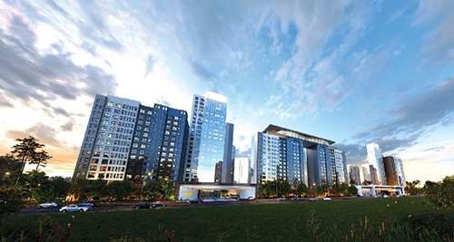 ▲ e편한세상 산본 율곡아파트 투시도.