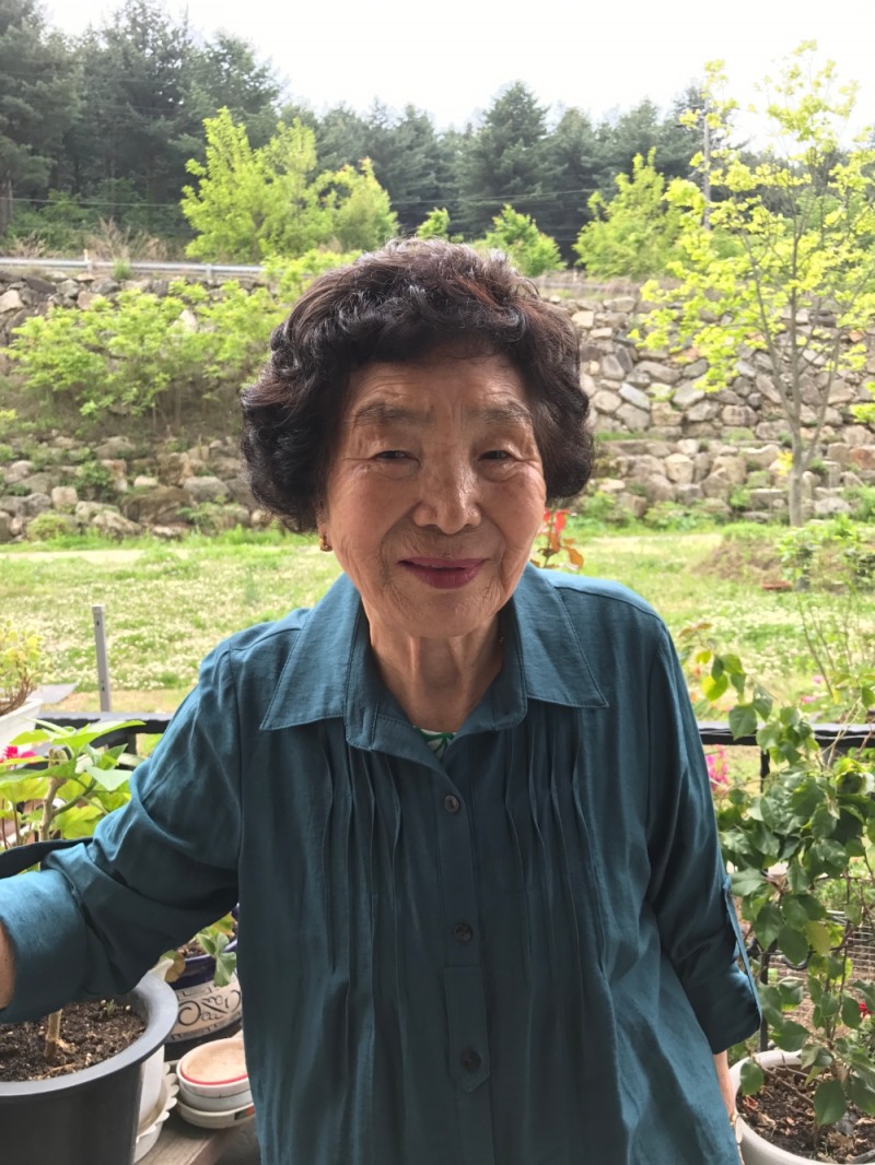 김밥 장사로 평생모은 전재산을 기부한 박춘자(92) 할머니. 사진=LG