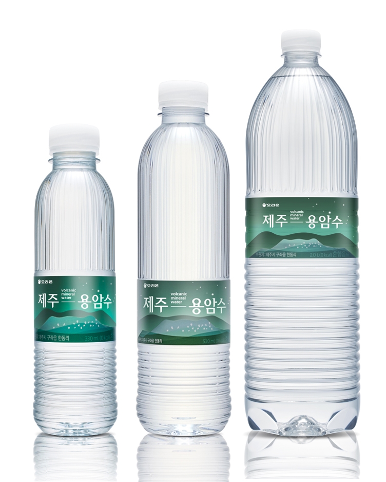 오리온 제주용암수 제품 3종 이미지. / 사진제공 = 오리온